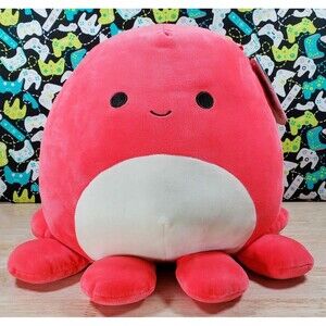 Squishmallow Veronica the Pink Octopus 12" 2021 Sealife Squad Toy Plush NWT